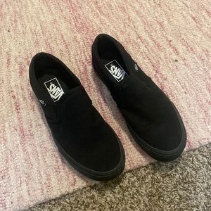 Like new: slip on black vans